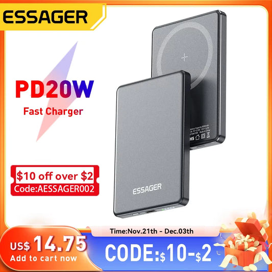 Wireless Power Bank Magnetic 20W 5000mAh